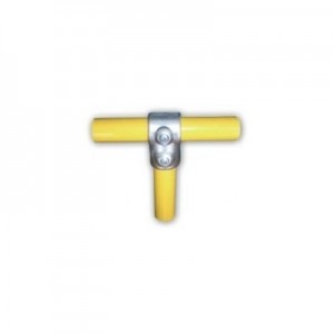 Raccord de tube Ø 50 mm en fonte - croix pour 2 tubes en T