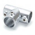 Raccord de tube Ø 50 mm en fonte - pour 2 tubes en T spécial barrière