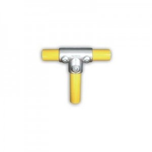 Raccord de tube Ø 50 mm en fonte - pour 2 tubes en T spécial barrière