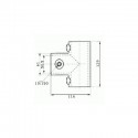 Raccord de tube Ø 50 mm en fonte - pour 2 tubes en T spécial barrière