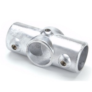 Raccord de tube Ø 50 mm en fonte - pour 3 tubes en X