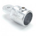 Raccord de tube Ø 50 mm en fonte - Fixation verticale