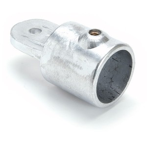 Raccord de tube Ø 50 mm en fonte - Fixation verticale