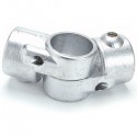 Raccord de tube Ø 50 mm en fonte - angle variable pour 3 tubes