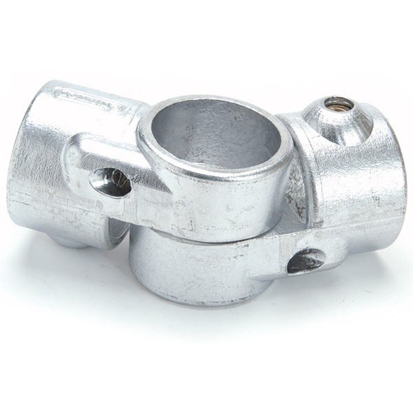 Raccord de tube Ø 50 mm en fonte - angle variable pour 3 tubes Raccord de tube Ø 50 mm en fonte - angle variable pour 3 tubes