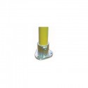Raccord de tube Ø 50 mm en fonte - fixation murale