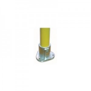 Raccord de tube Ø 50 mm en fonte - fixation murale