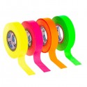 Lot de 4  adhésif fluo PRO TAPE - 9,2 m x 12 mm Papier satiné