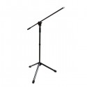 Pied de micro K&M noir standard avec perche 25400
