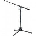 Pied de sol K&M noir professionnel avec perchette téléscopique 259