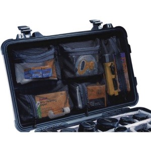 MESH type lid pocket for...