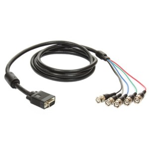 Cordon moulé RGBHV D-SUB HD...