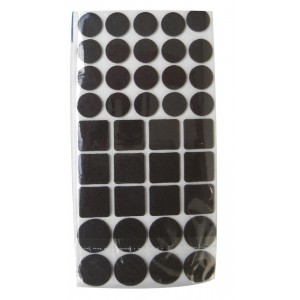 Paquet de 120 feutrines adhésives