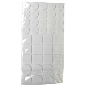 Paquet de 120 feutrines adhésives