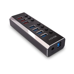 Hub USB 3.0 4 ports avec 3...