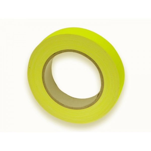 Ruban Adhésif Gaffer Fluo Jaune 25mmx25m Ruban Adhésif Gaffer Fluo Jaune 25mmx25m