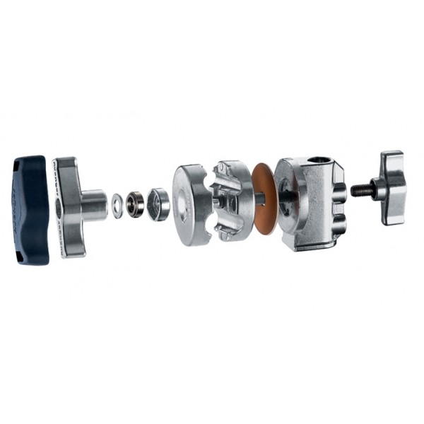 Rotule simple avec adaptateur 16mm femelle Rotule simple avec adaptateur 16mm femelle