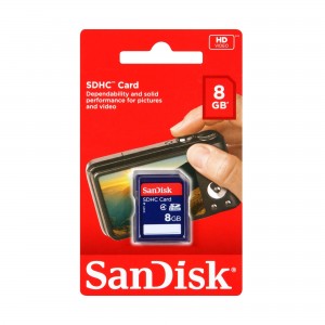 sandisc sdhc 8 gb