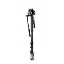 Manfrotto Monopode fluide en aluminium avec rotule 500