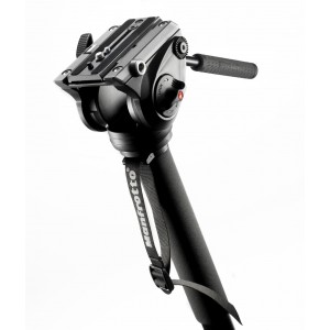 Manfrotto Monopode fluide en aluminium avec rotule 500