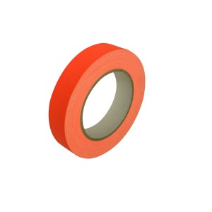 Adhésif Gaffer Fluo Orange 25mmx25m